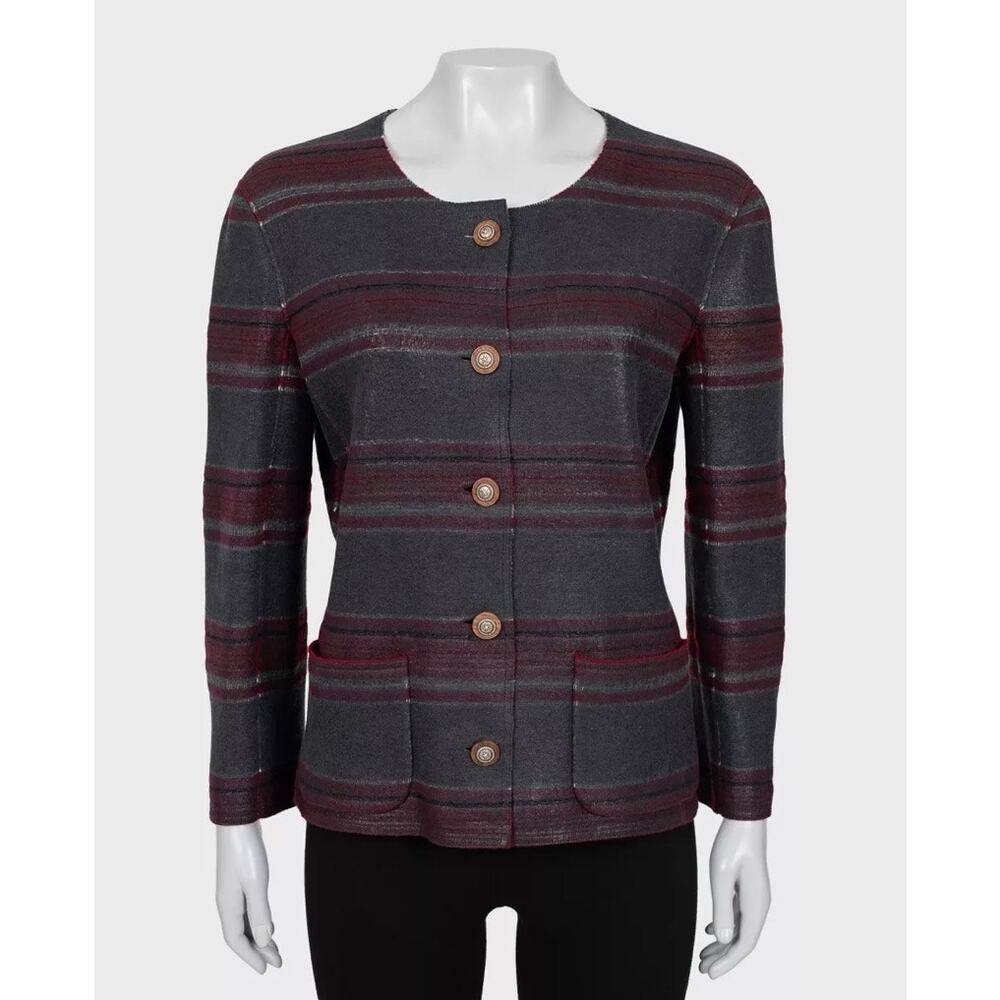 NWOT Chanel Dallas Cashmere Collarless Jacket - FR46/3XL